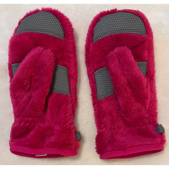 NWOT The North Face Denali Thermal Girls Mittens, Cabaret Pink, Sz Med - Picture 2 of 5